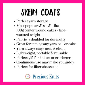 I Knit Therefore I Swear Skein Coat - Precious Knits Shop