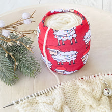 Red Christmas Sheep Skein Coat - Precious Knits Shop