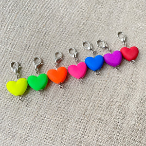 Valentine Heart Stitch Marker - Precious Knits Shop