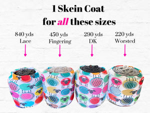 Christmas Santa Skein Coat - Precious Knits Shop