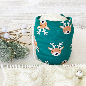 Christmas Reindeer Skein Coat - Precious Knits Shop
