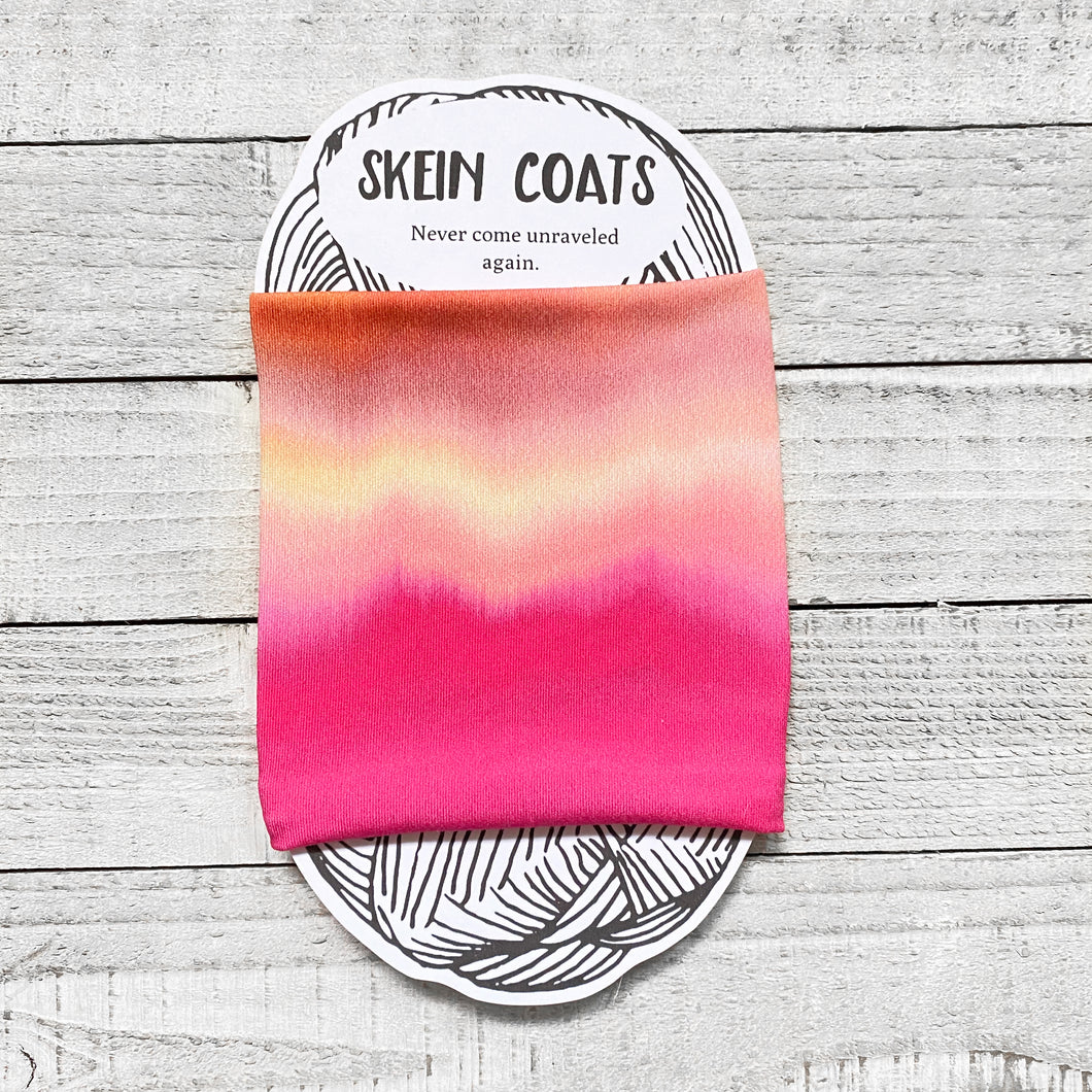 Tequila Sunrise Skein Coat
