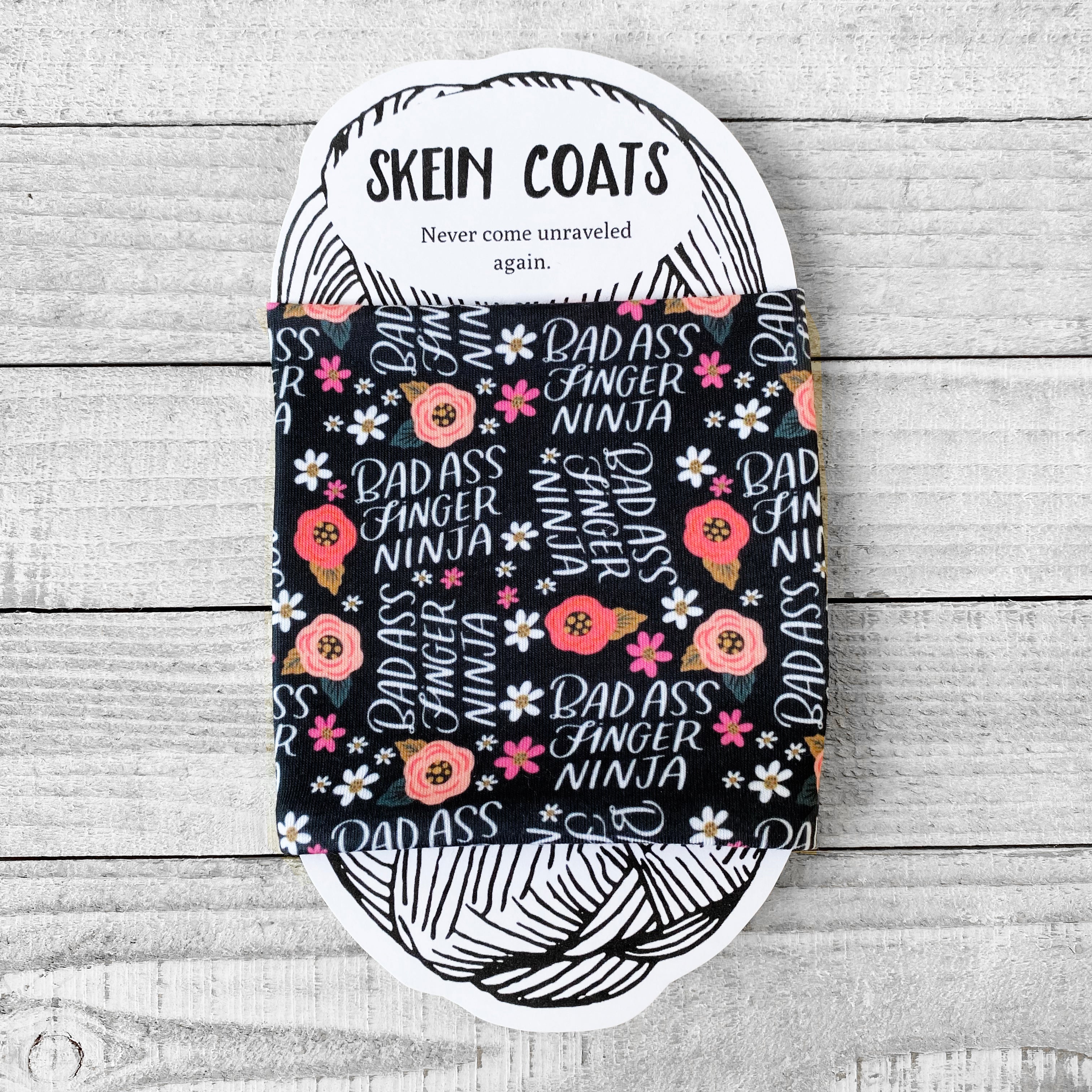 Bad Ass Finger Ninja Yarn Cozy – Precious Knits Shop