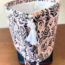 Black Birds Jumper Drawstring Project Bag - Precious Knits Shop