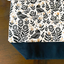Black Birds Jumper Drawstring Project Bag - Precious Knits Shop