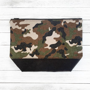 Camouflage Zippered Project Bag