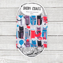 Winter Cats in Scarves Skein Coat