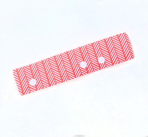Orange Knit Print DPN Holder or Cozie