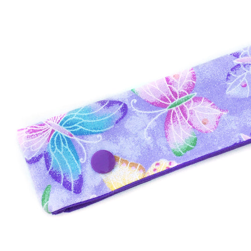 Purple Butterflies DPN Holder or Cozie
