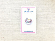 Nerdy Cat Pin Packaging Example