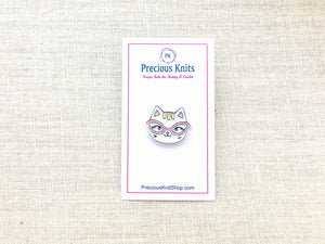 Nerdy Cat Pin Packaging Example