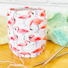 Flamingo Skein Coats Yarn Cozy