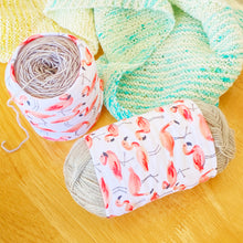 Flamingo Skein Coats Yarn Cozy