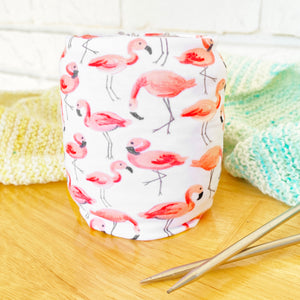 Flamingo Skein Coats Yarn Cozy