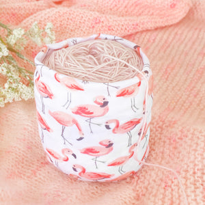 Flamingo Skein Coats Yarn Cozy