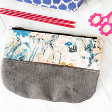 Modern Floral Zippered Pouch