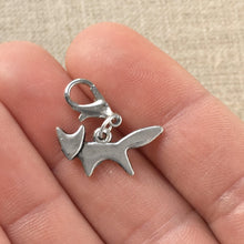 Silver Fox Stitch Marker