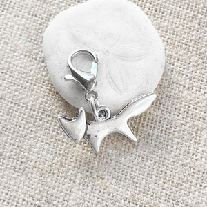 Silver Fox Stitch Marker