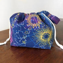 Constellation Large Drawstring Project Bag - Precious Knits Shop