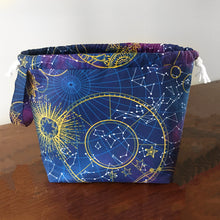 Constellation Large Drawstring Project Bag - Precious Knits Shop