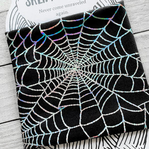 Halloween Holographic Piders Web Skein Coat - Precious Knits Shop