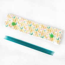 Yellow Knit Stitch Printed DPN Keeper