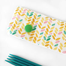 Yellow Knit Stitch Printed DPN Keeper