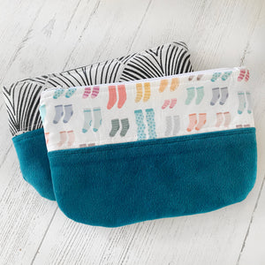 Sock Knitting Zippered Notions Pouch - Precious Knits Shop