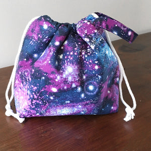 Milky Way Jumper Large Drawstring Project Bag - Precious Knits Shop
