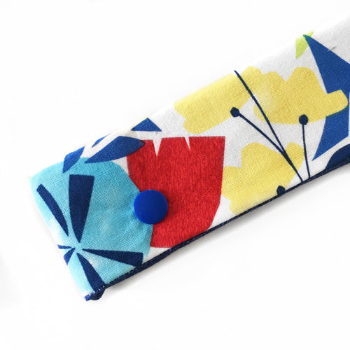 Modern Floral DPN Holder or Cozie