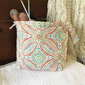 Morroco Jumper Drawstring Project Bag - Precious Knits Shop