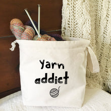 Yarn Addict Drawstring Project Bag