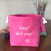 Gauge? What Gauge? Drawstring Project Bag