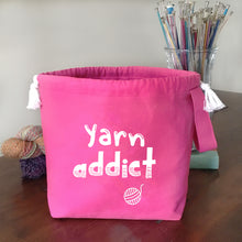 Yarn Addict Drawstring Project Bag