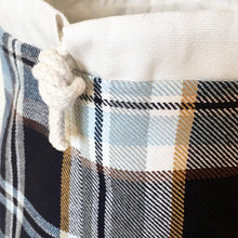Blue Plaid Jumper Project Bag - Precious Knits Shop
