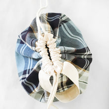 Blue Plaid Jumper Project Bag - Precious Knits Shop