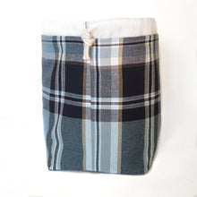 Blue Plaid Jumper Project Bag - Precious Knits Shop
