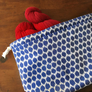 Plumpy Large Drawstring Project Bag - Precious Knits Shop