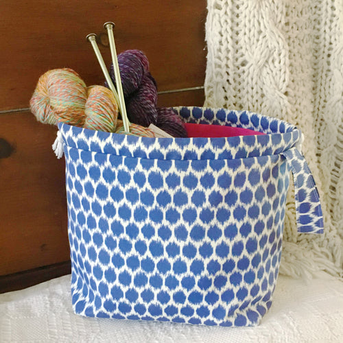 Plumpy Large Drawstring Project Bag - Precious Knits Shop