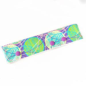Purple Neon Yarn Ball DPN Keeper