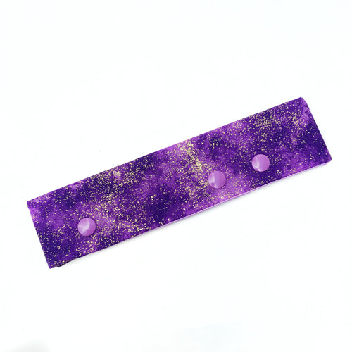 Purple & Metallic Gold DPN Cozy - Precious Knits Shop