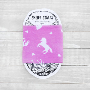 Pink Jumping Unicorn Skein Coat