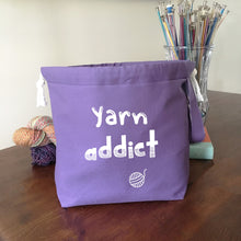 Yarn Addict Drawstring Project Bag