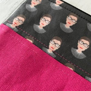 Ruth Bader Ginsburg Zippered Pouch - RBG