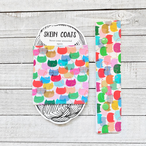 Rainbow Cat Lover Skein Coat & DPN Gift Set