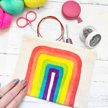 Rainbow Pride Hand Painted Pouch