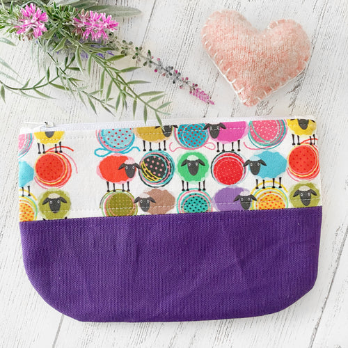 Rainbow Sheep Zippered Pouch