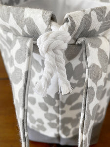Blue Denim Jumper Drawstring Project Bag - Margaret Ann