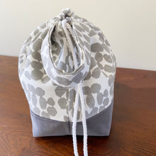 Blue Denim Jumper Drawstring Project Bag - Margaret Ann