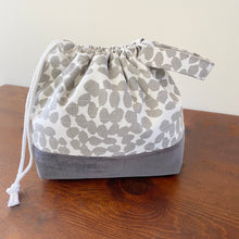 Blue Denim Jumper Drawstring Project Bag - Margaret Ann